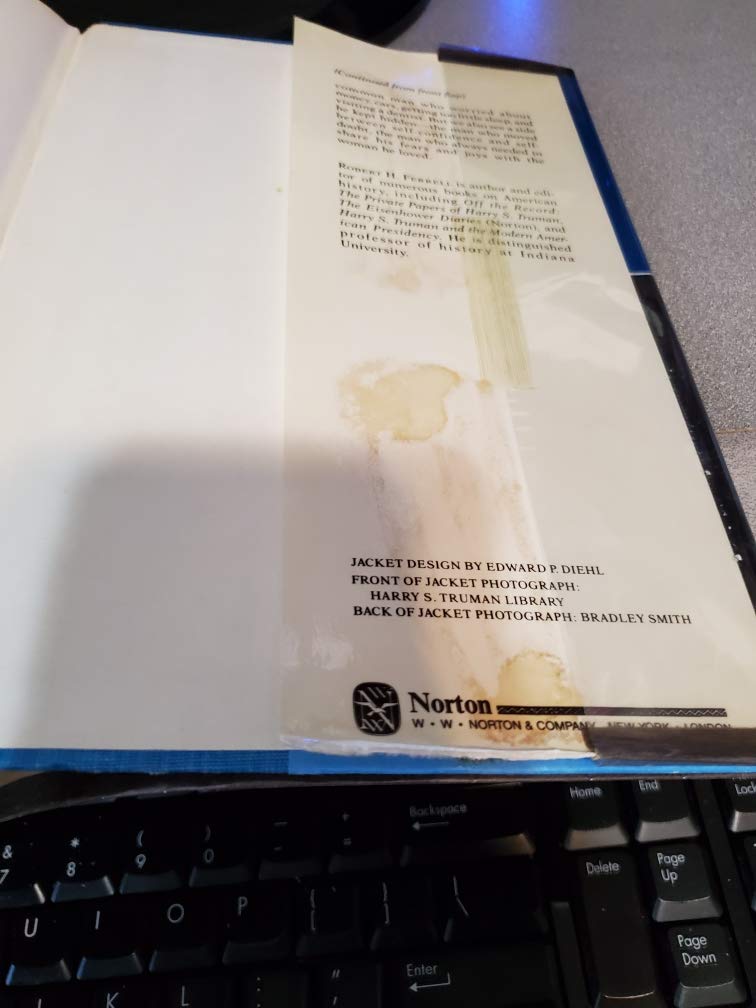 Dear Bess: The Letters from Harry to Bess Truman Hardcover July, 1983 used book depot