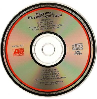 Steve Howe the Steve Howe Album Amcy-21 Japan Cd Yes used book depot