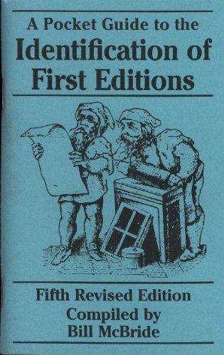 Pocket Guide to the Identification of First Editions used book depot