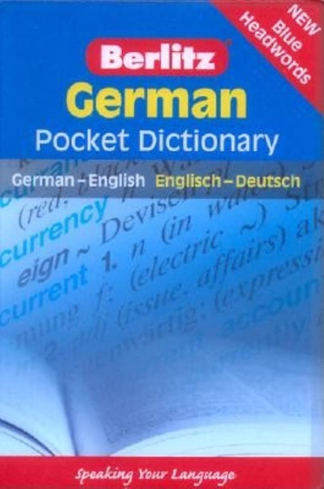 German Pocket Dictionary (Berlitz Pocket Dictionary) used book depot