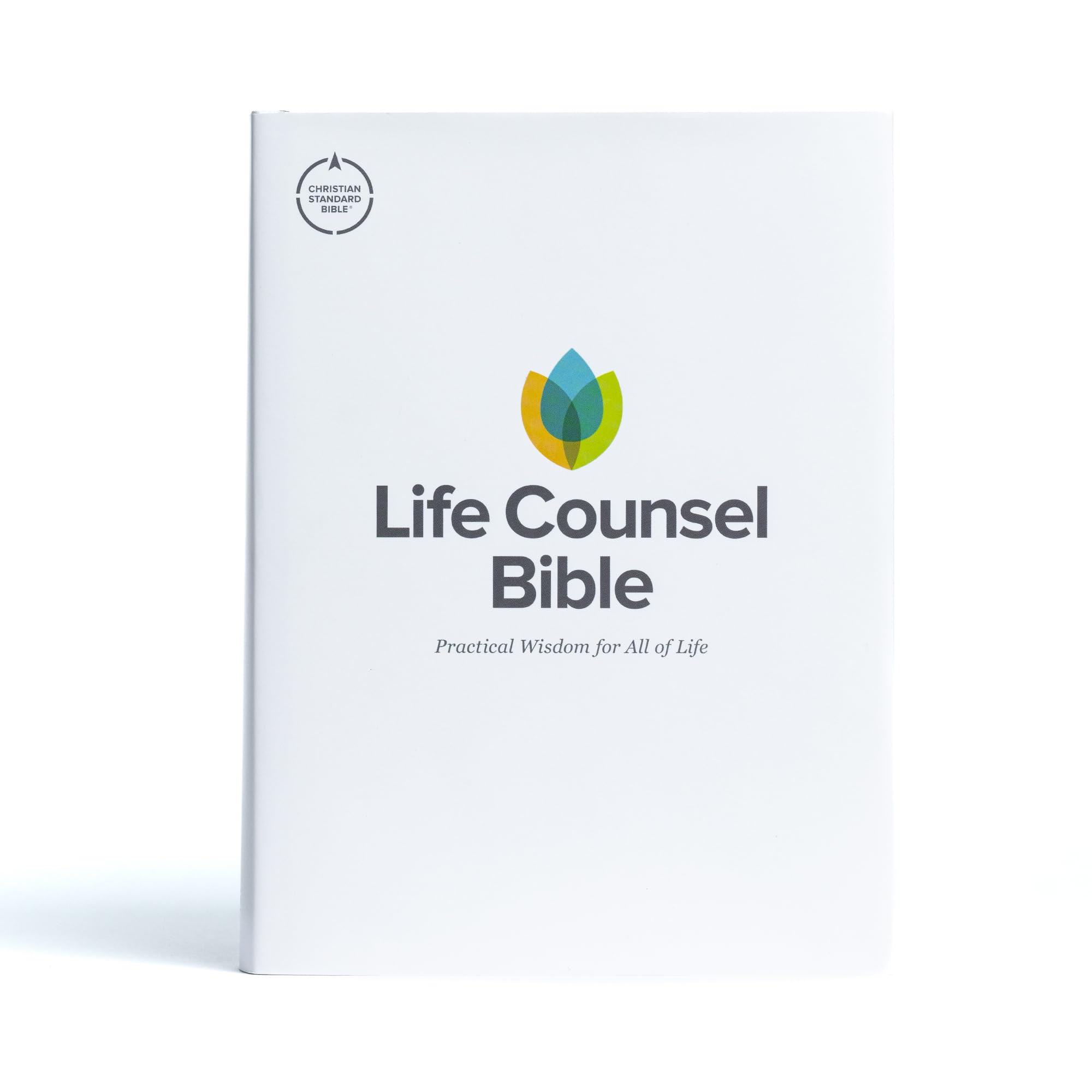 CSB Life Counsel Bible, Hardcover, Black Letter, Articles, Word Studies, Quotes, Cross-References, Easy-to-Read Bible Serif Type used book depot