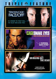 Nicolas Cage Triple Feature (Face/Off / Snake Eyes / Bringing Out the Dead) [DVD] used book depot