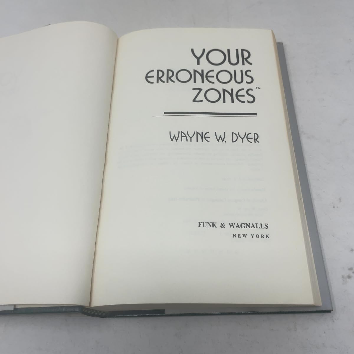 Your Erroneous Zones used book depot