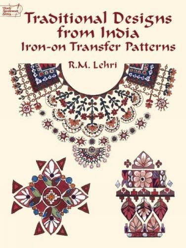 Traditional Designs from India Ironon Transfer Patterns Dover IronOn Transfer Patterns Lehri, R M