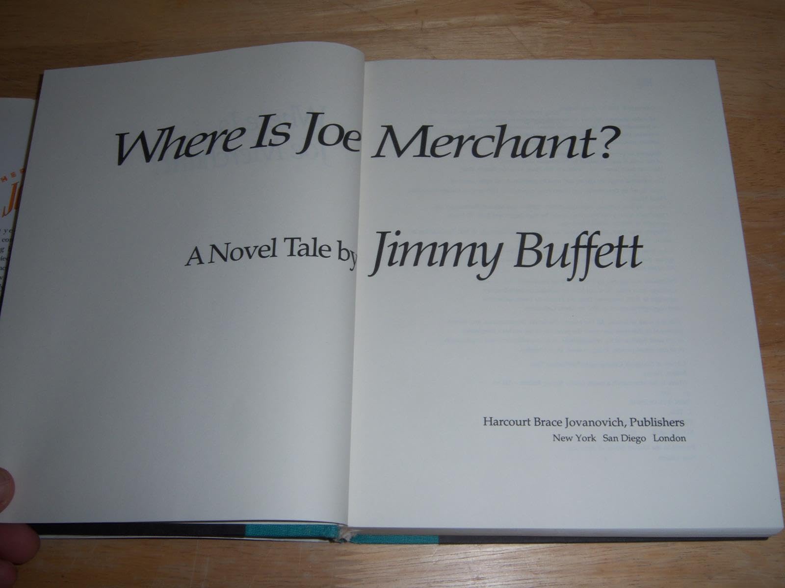 Where Is Joe Merchant?: A Novel Tale used book depot