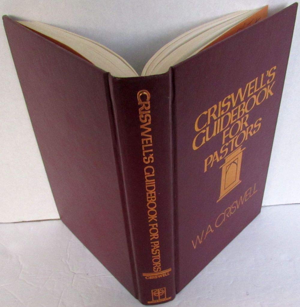 Criswell's Guidebook for Pastors used book depot