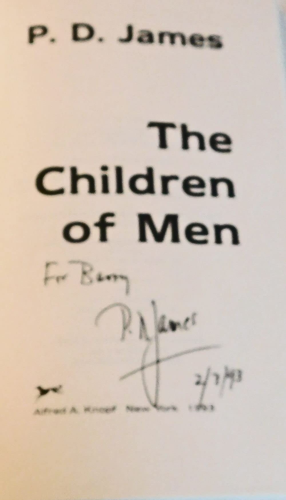 The Children Of Men used book depot