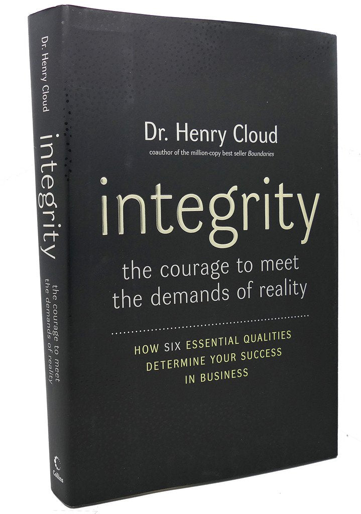 Integrity: The Courage to Meet the Demands of Reality used book depot