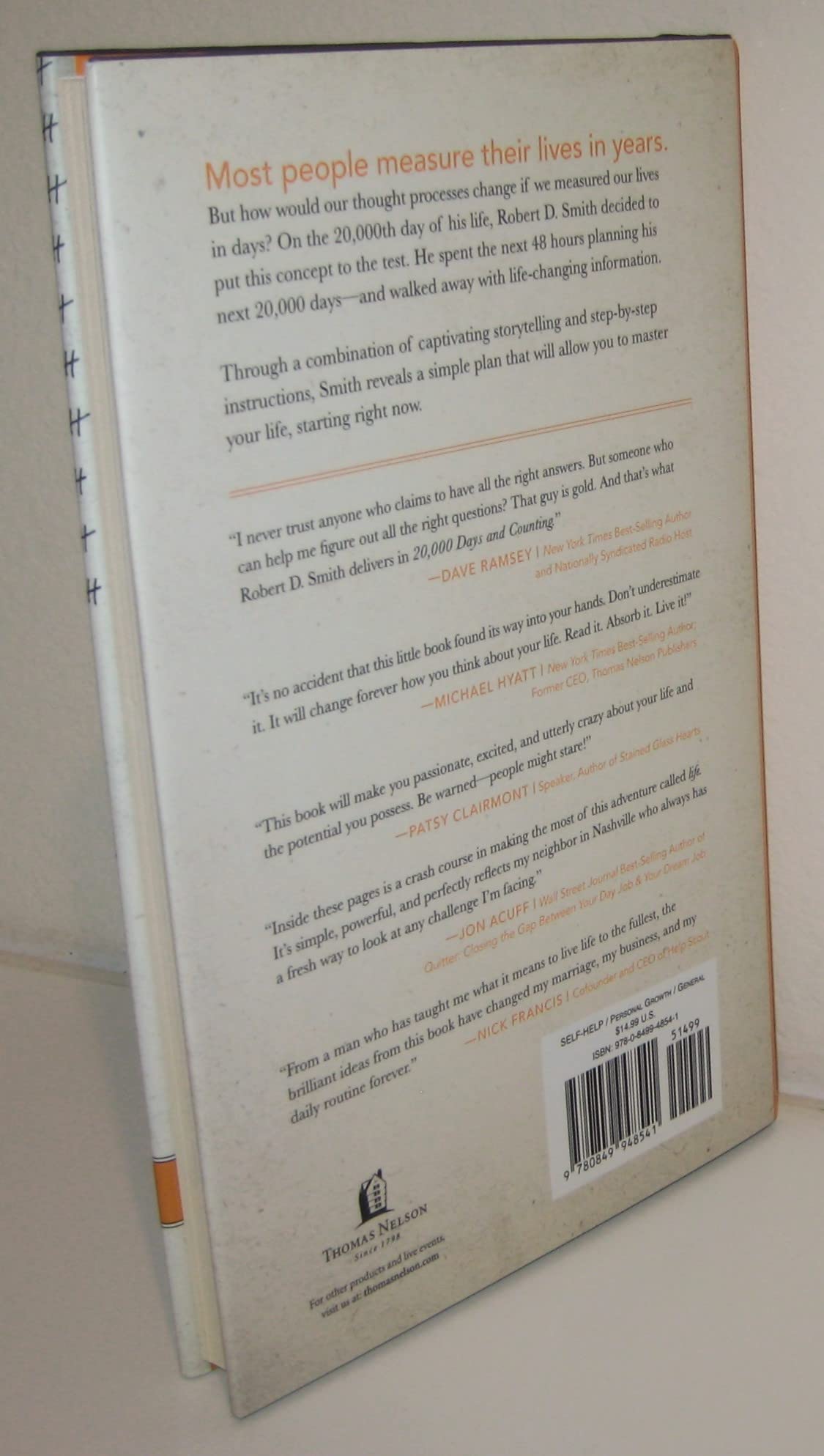 20,000 Days and Counting: The Crash Course for Mastering Your Life Right Now used book depot