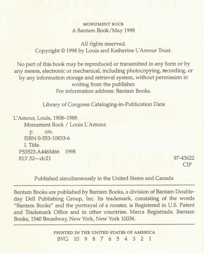 Monument Rock used book depot