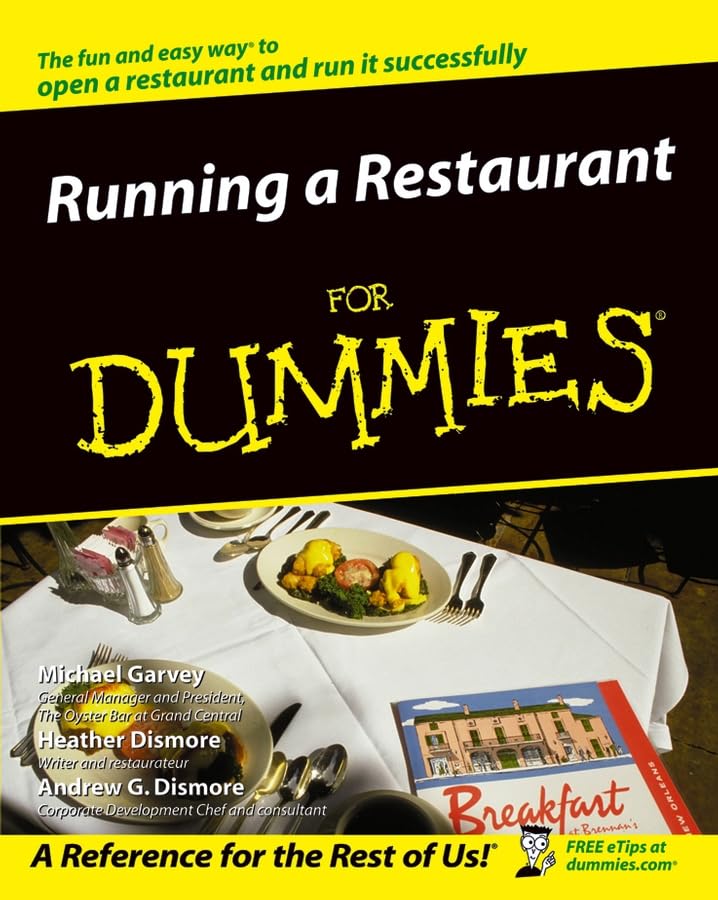 Running a Restaurant For Dummies used book depot