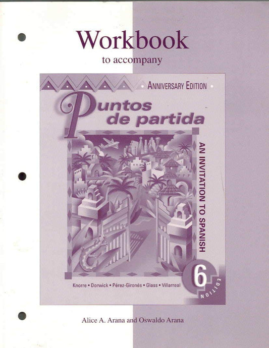 Workbook to accompany Puntos de partida Knorre, Marty