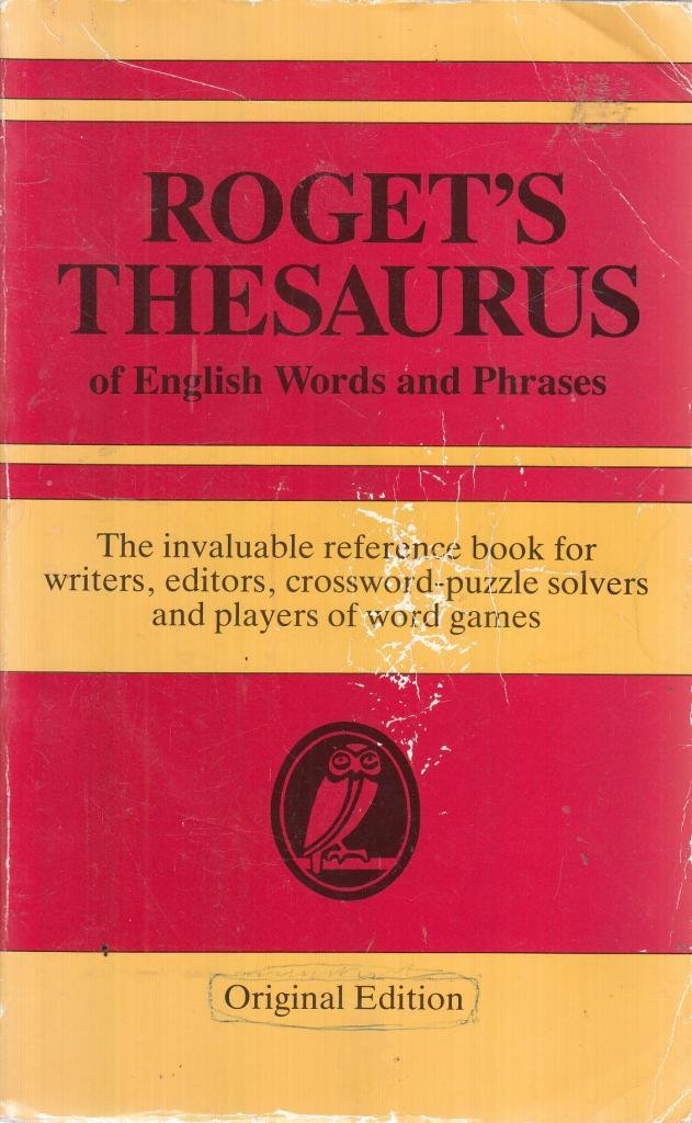 Roget's Thesaurus of English Words and Phrases used book depot