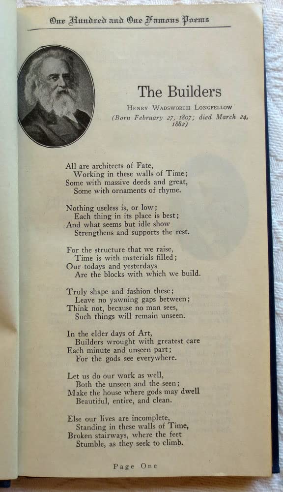 One Hundred and One Famous Poems