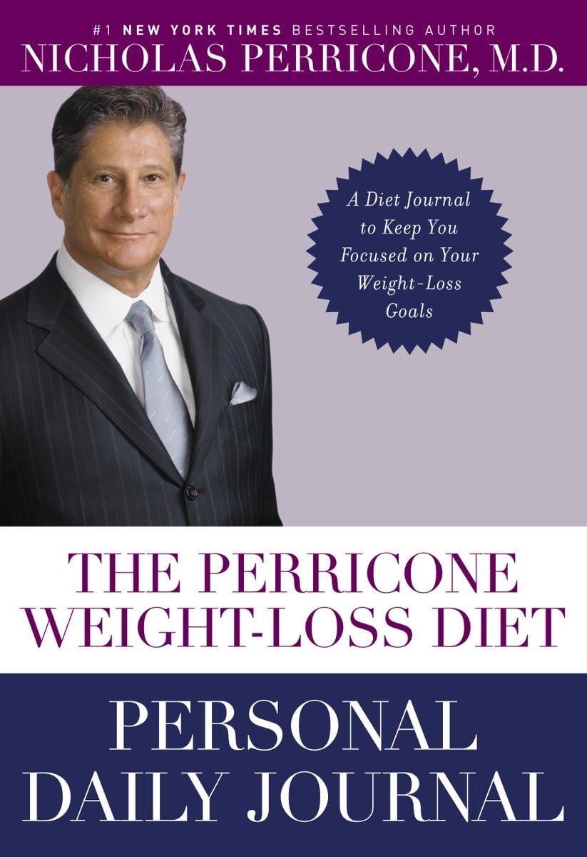 The Perricone Weight-Loss Diet Personal Daily Journal: A Diet Journal to Keep You Focused on Your Weight-Loss Goals used book depot