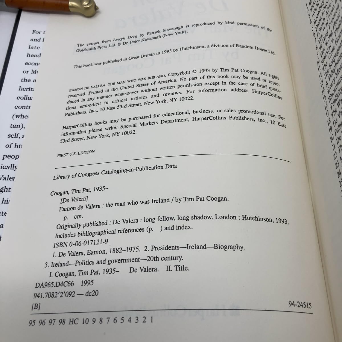 Eamon De Valera: The Man Who Was Ireland used book depot