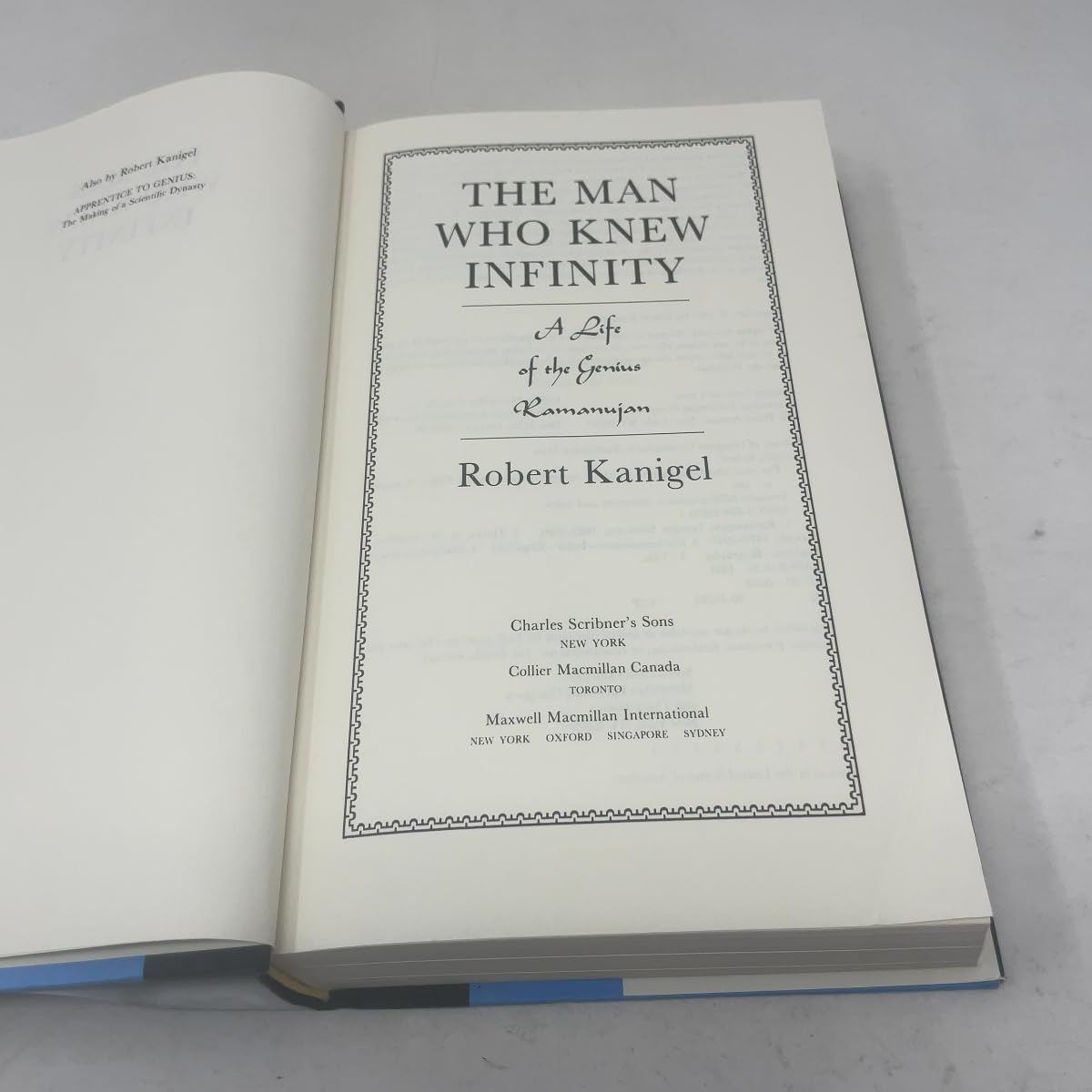 The Man Who Knew Infinity: A Life of the Genius Ramanujan used book depot