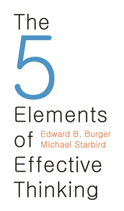The 5 Elements of Effective Thinking used book depot