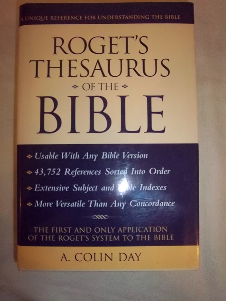 Roget's Thesaurus of the Bible used book depot