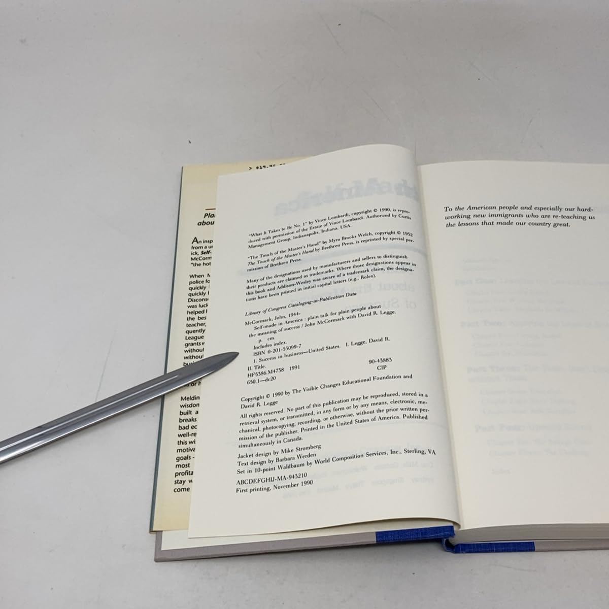 Self-made In America: Plain Talk For Plain People About The Meaning Of Success used book depot