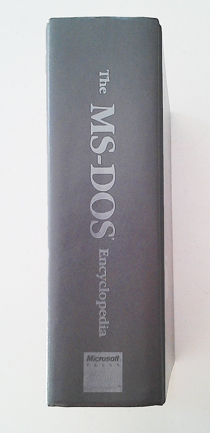 MS-DOS Encyclopedia: Versions 1.0 Through 3.2 used book depot