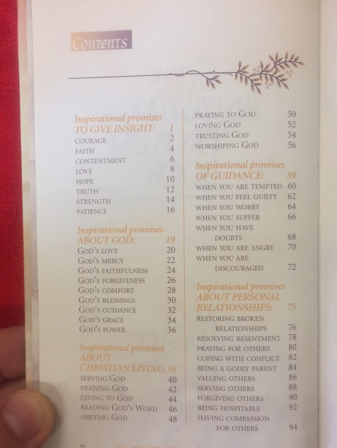 God's Inspirational Promise Book used book depot