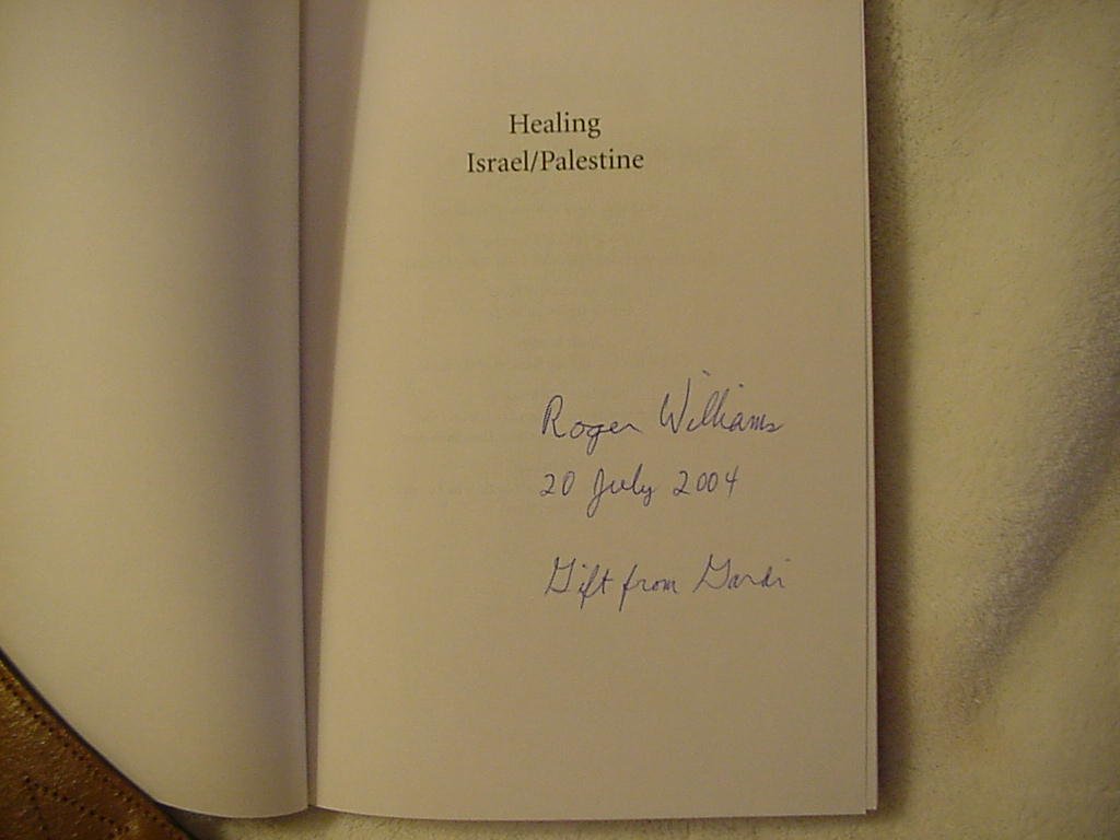Healing Israel/Palestine: A Path to Peace and Reconciliation used book depot