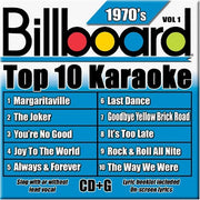 Billboard Top-10 Karaoke - 1970's Vol. 1 (10+10-song CD+G) used book depot