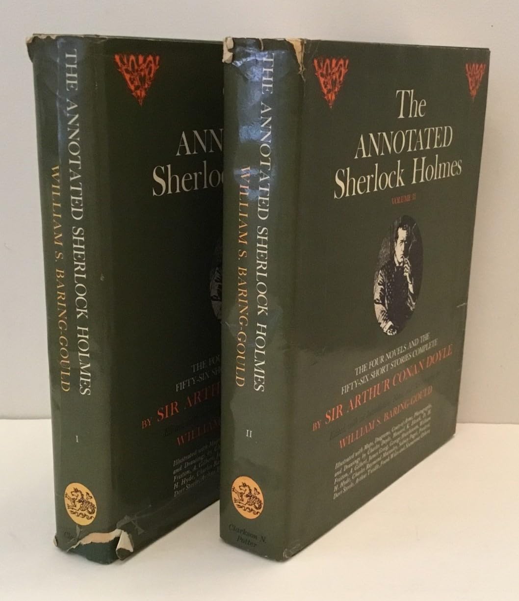 The Annotated Sherlock Holmes: The Four Novels and the Fifty-Six Short Stories Complete (2 Volume Set) used book depot