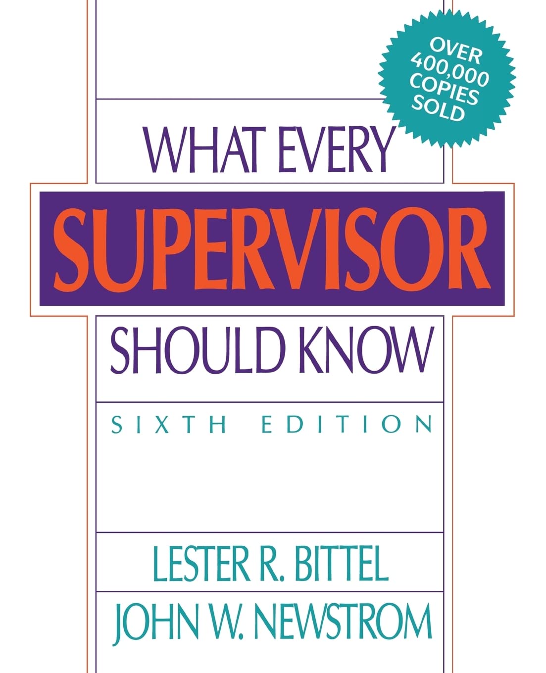 What Every Supervisor Should Know used book depot