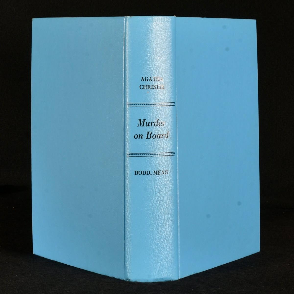 Murder on Board: Three Complete Mystery Novels- The Mystery of the Blue Train / Death in the Air / What Mrs. McGillicuddy Saw used book depot