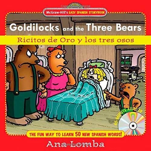 Easy Spanish Storybook: Goldilocks and the Three Bears (Book + Audio CD): Ricitos de Oro y los Tres Osos used book depot