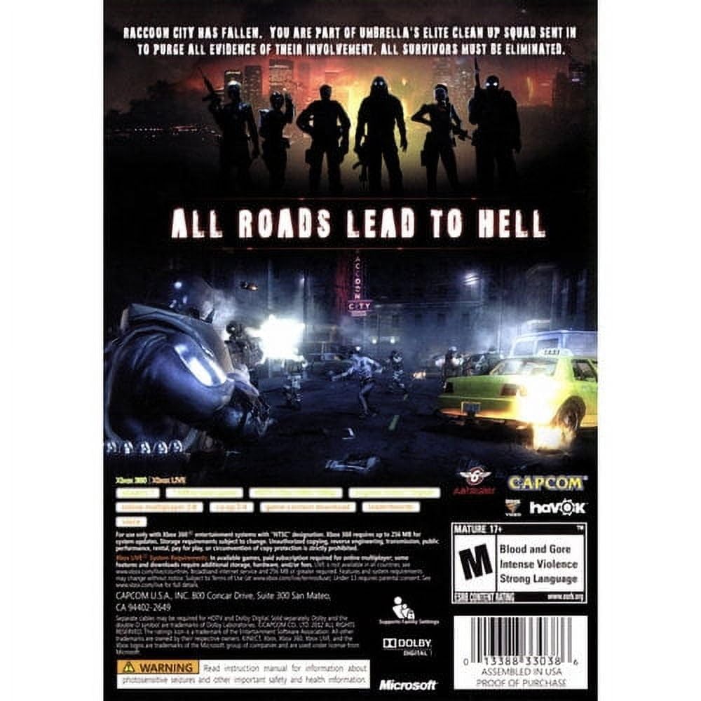 Resident Evil: Operation Raccoon City - Xbox 360 used book depot