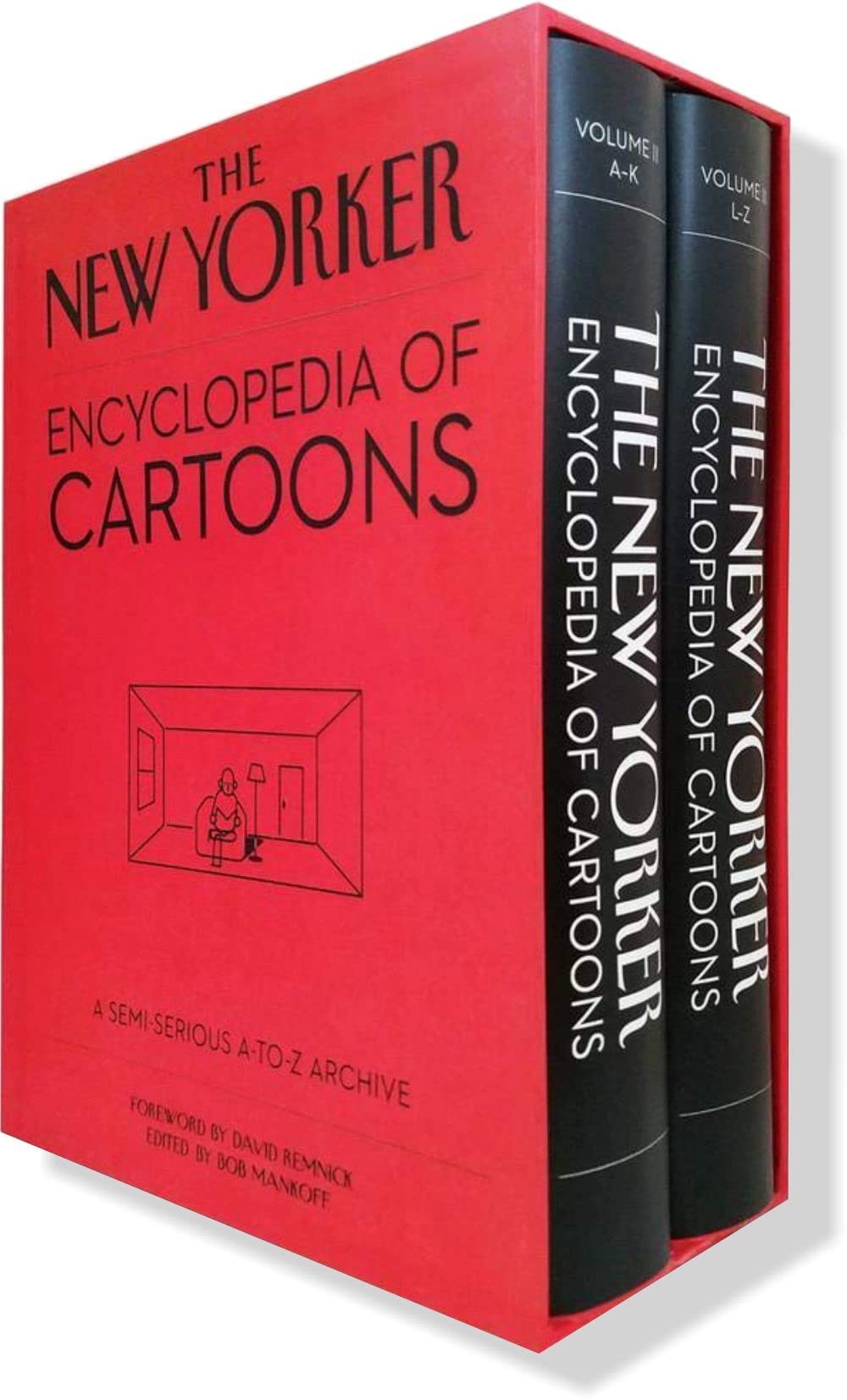 The New Yorker Encyclopedia of Cartoons (2 Vol slip-cased collection) used book depot