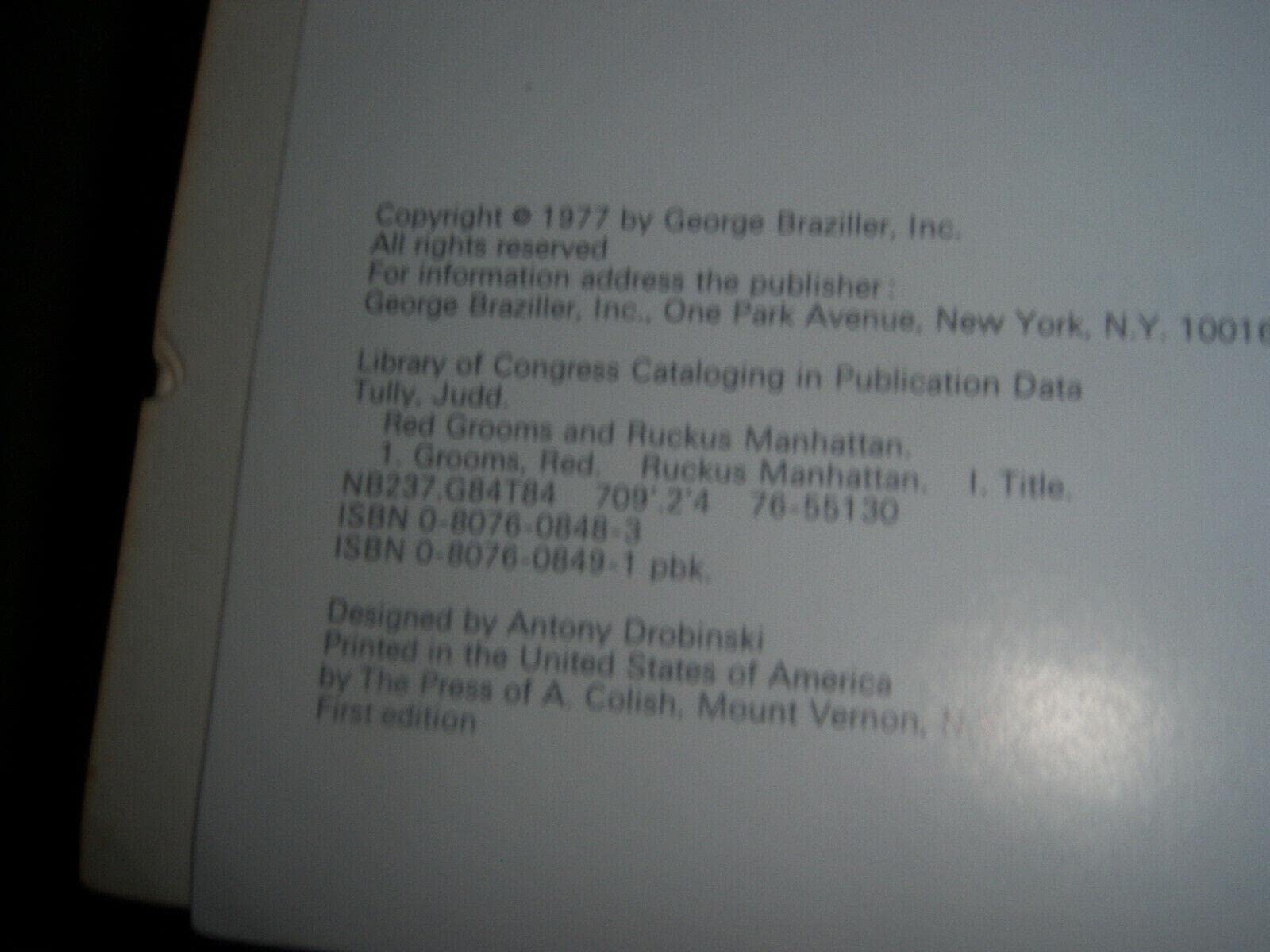 Red Grooms and Ruckus Manhattan used book depot