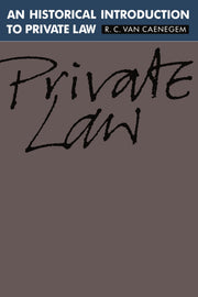 An Historical Introduction to Private Law used book depot