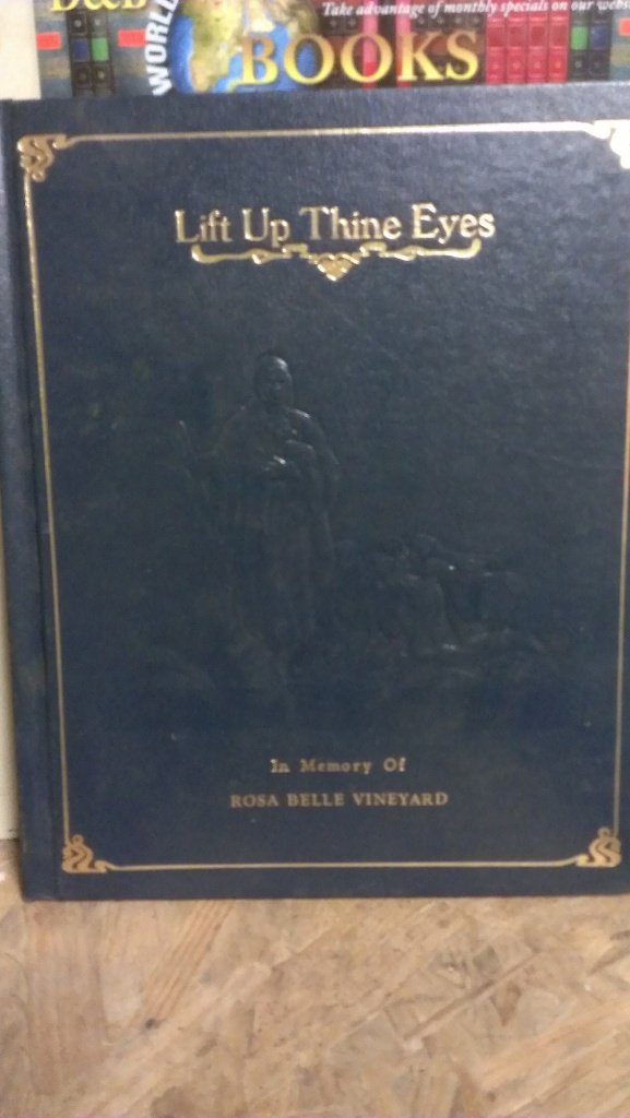 Lift Up Thine Eyes used book depot