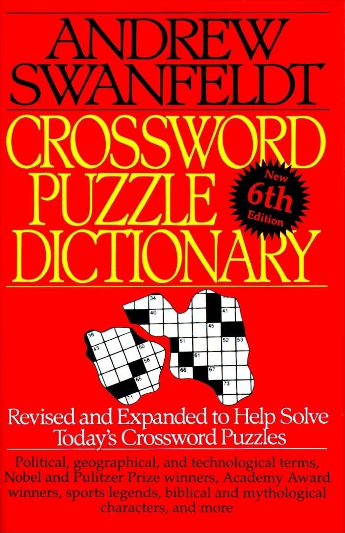Crossword Puzzle Dictionary: Sixth Edition used book depot