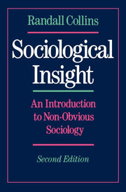 Sociological Insight: An Introduction to Non-Obvious Sociology used book depot