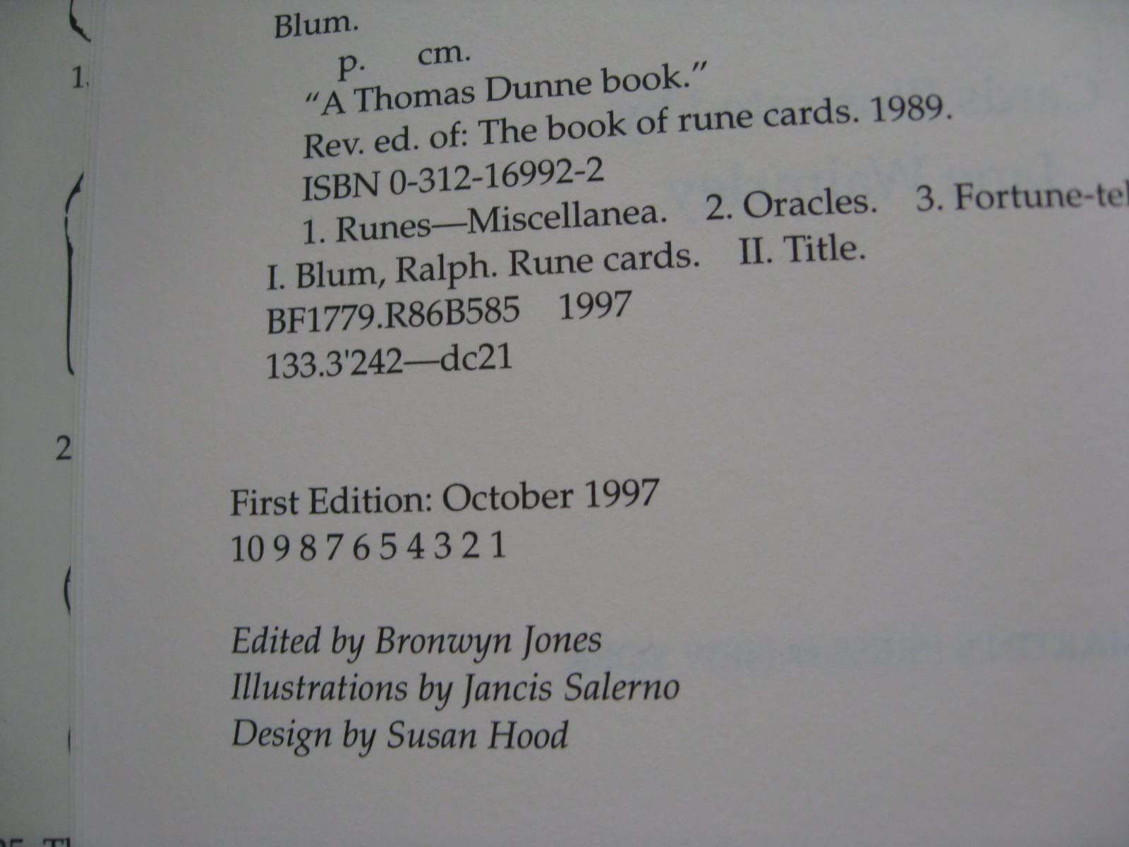 The Rune Cards: Ancient Wisdom For the New Millennium used book depot