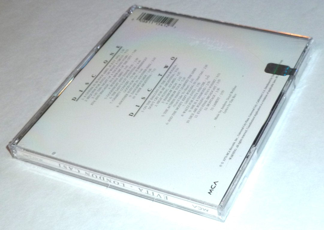 Evita: An Opera Based On The Life Story Of Eva Peron 1919-1952 (1976 Studio Cast) used book depot