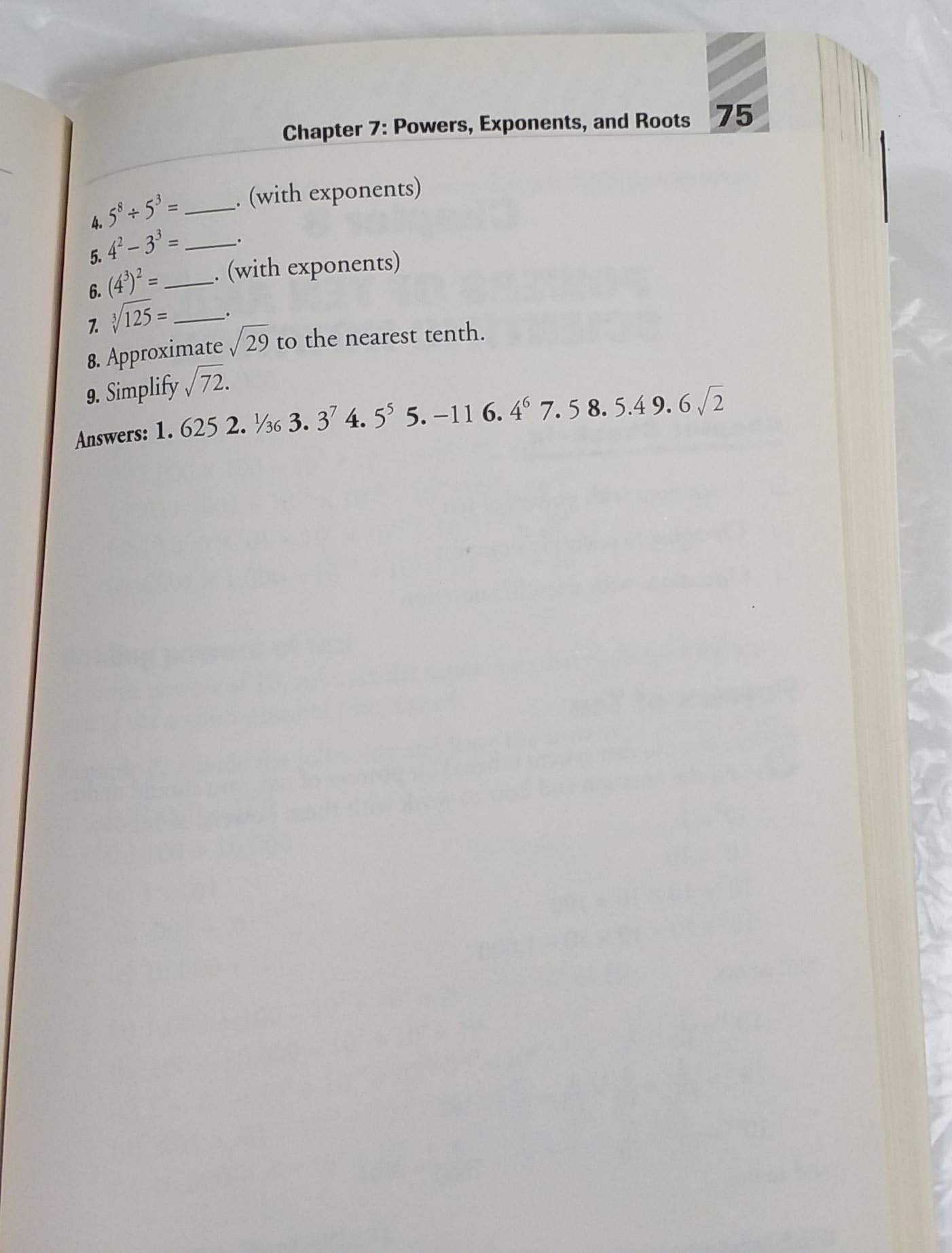 Cliffsquickreview Basic Math and Pre-Algebra used book depot