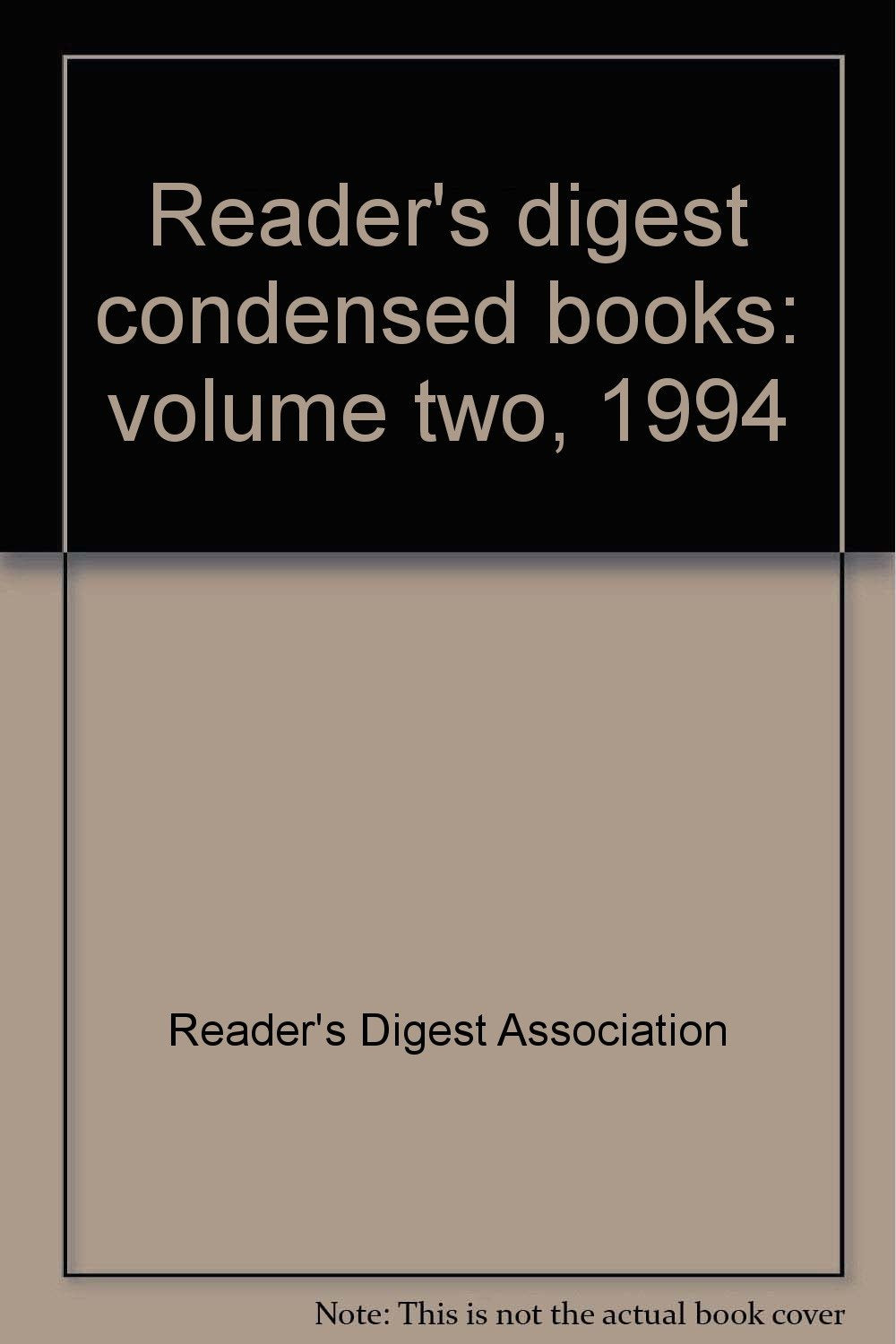 Reader's digest condensed books: volume two, 1994