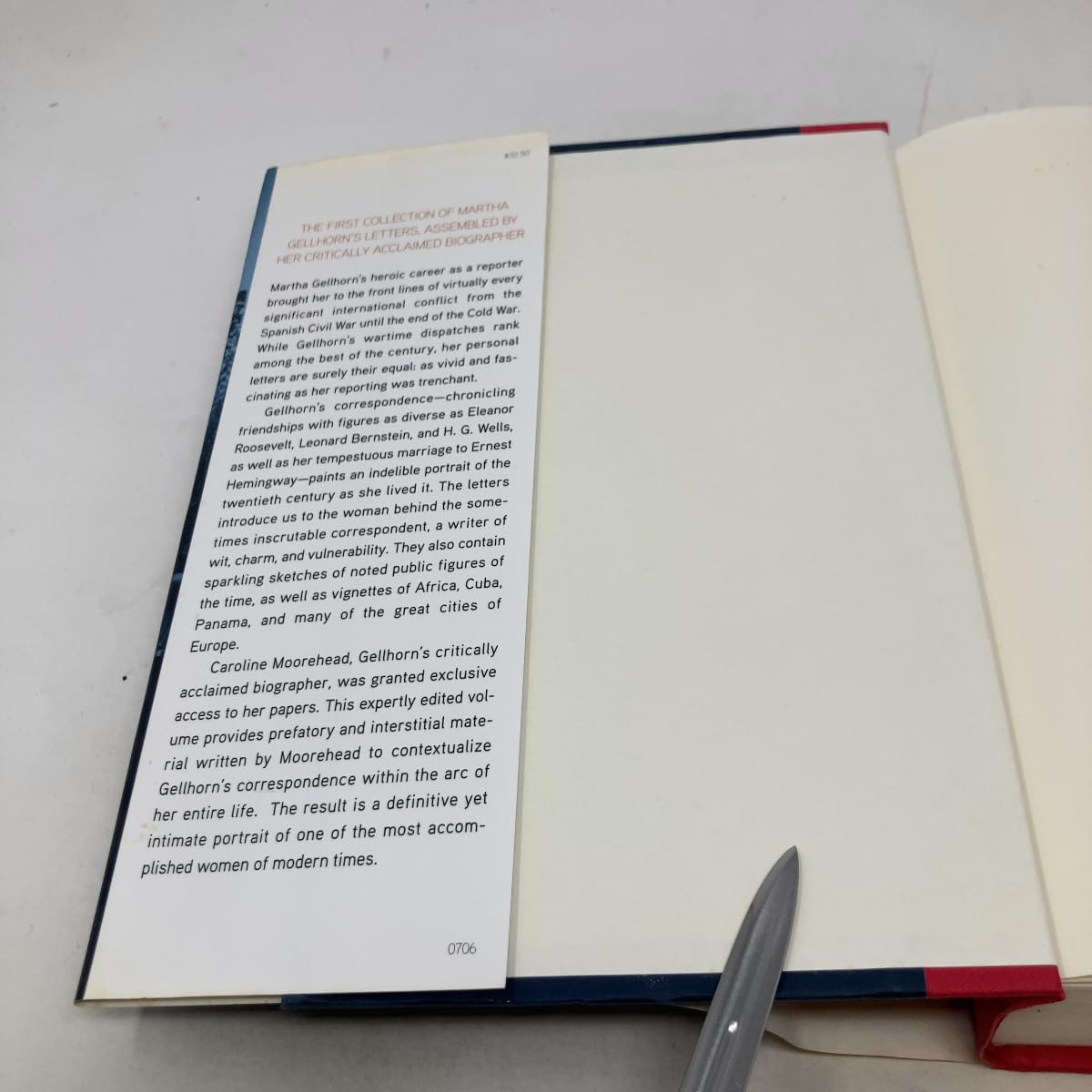 Selected Letters of Martha Gellhorn used book depot