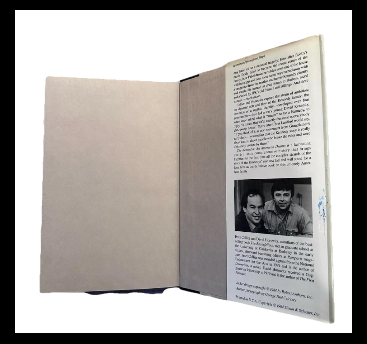 The Kennedys: An American Drama used book depot