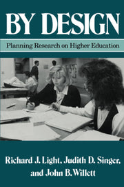 By Design: Planning Research on Higher Education used book depot