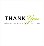 Thank You: In Appreciation of You, and All That You Do (Gift of Inspiration) used book depot