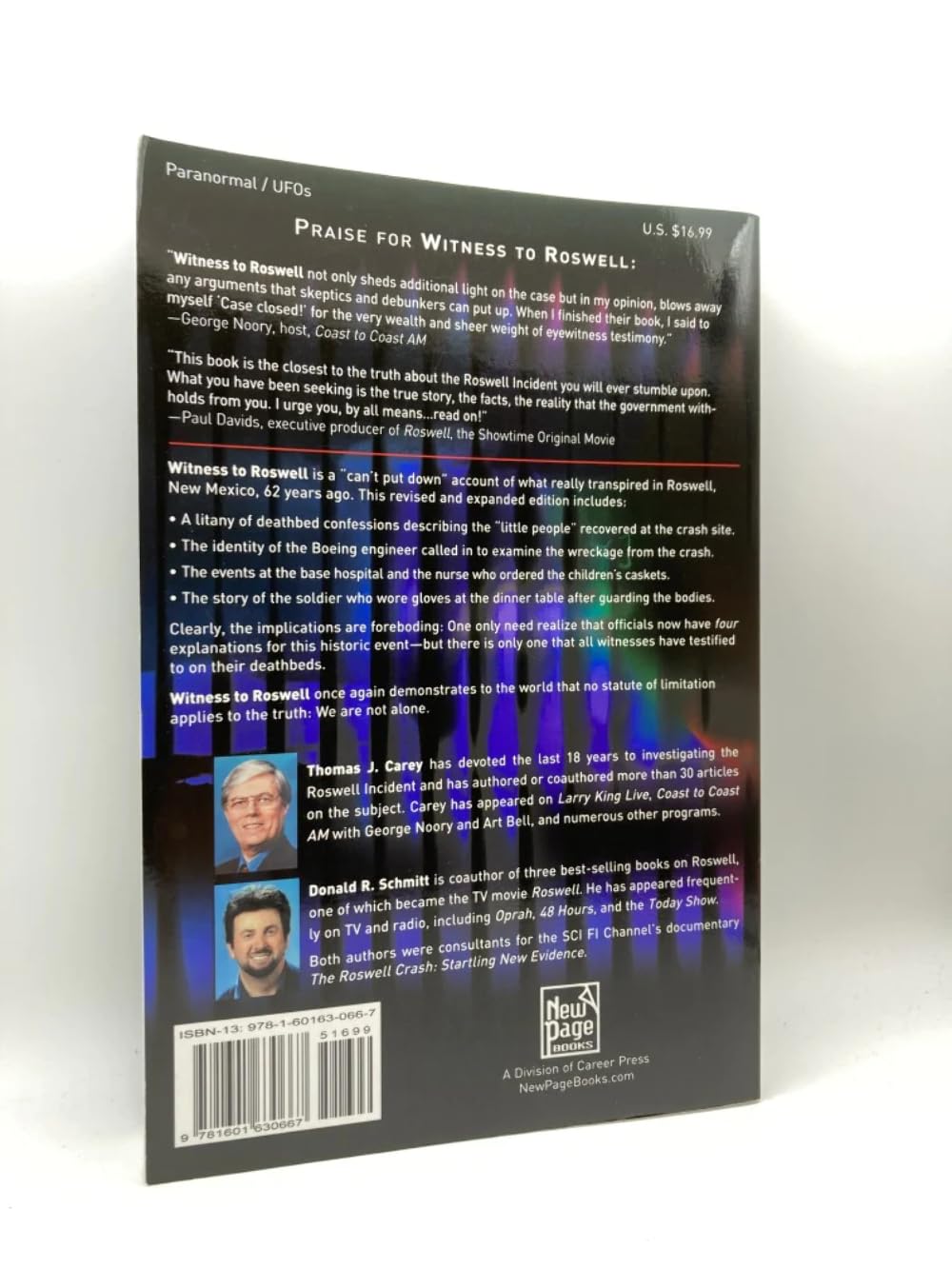 Witness to Roswell: Unmasking the Government's Biggest Cover-up (Revised and Expanded Edition) used book depot