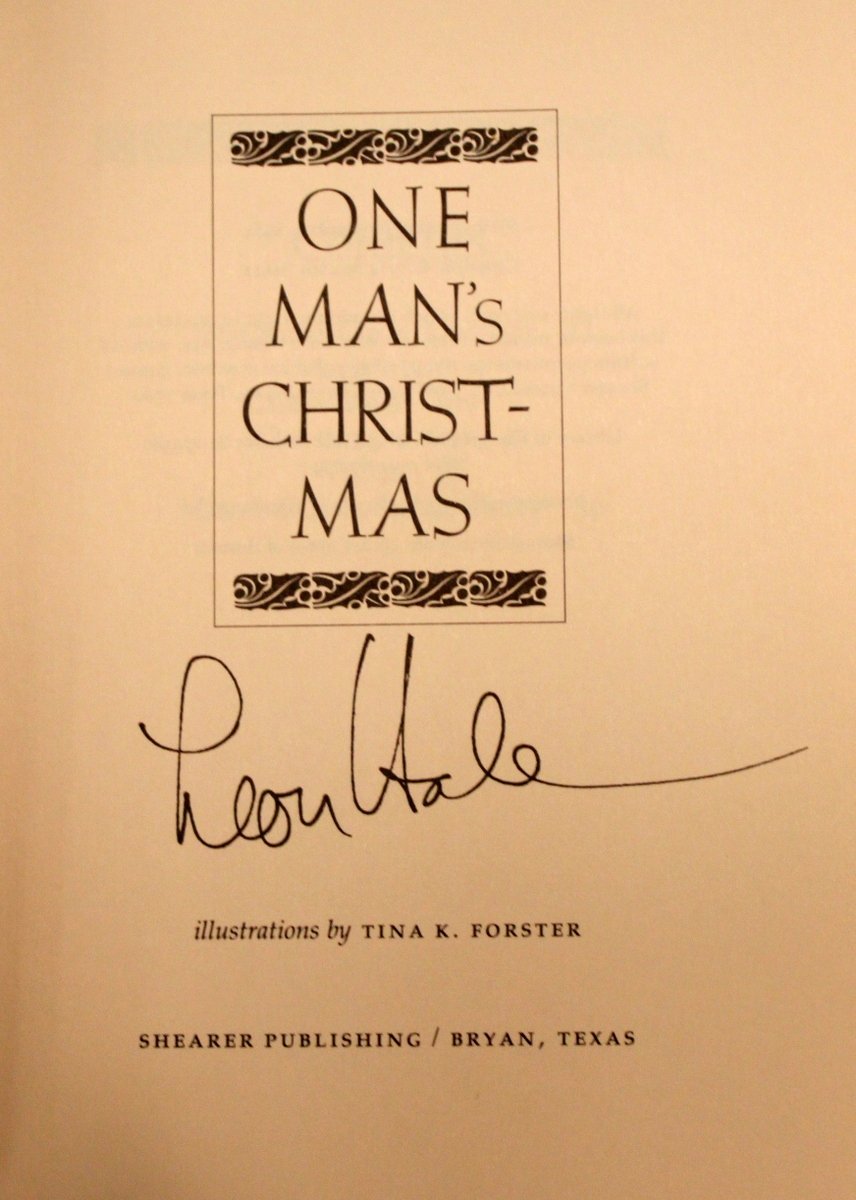 One Man's Christmas used book depot