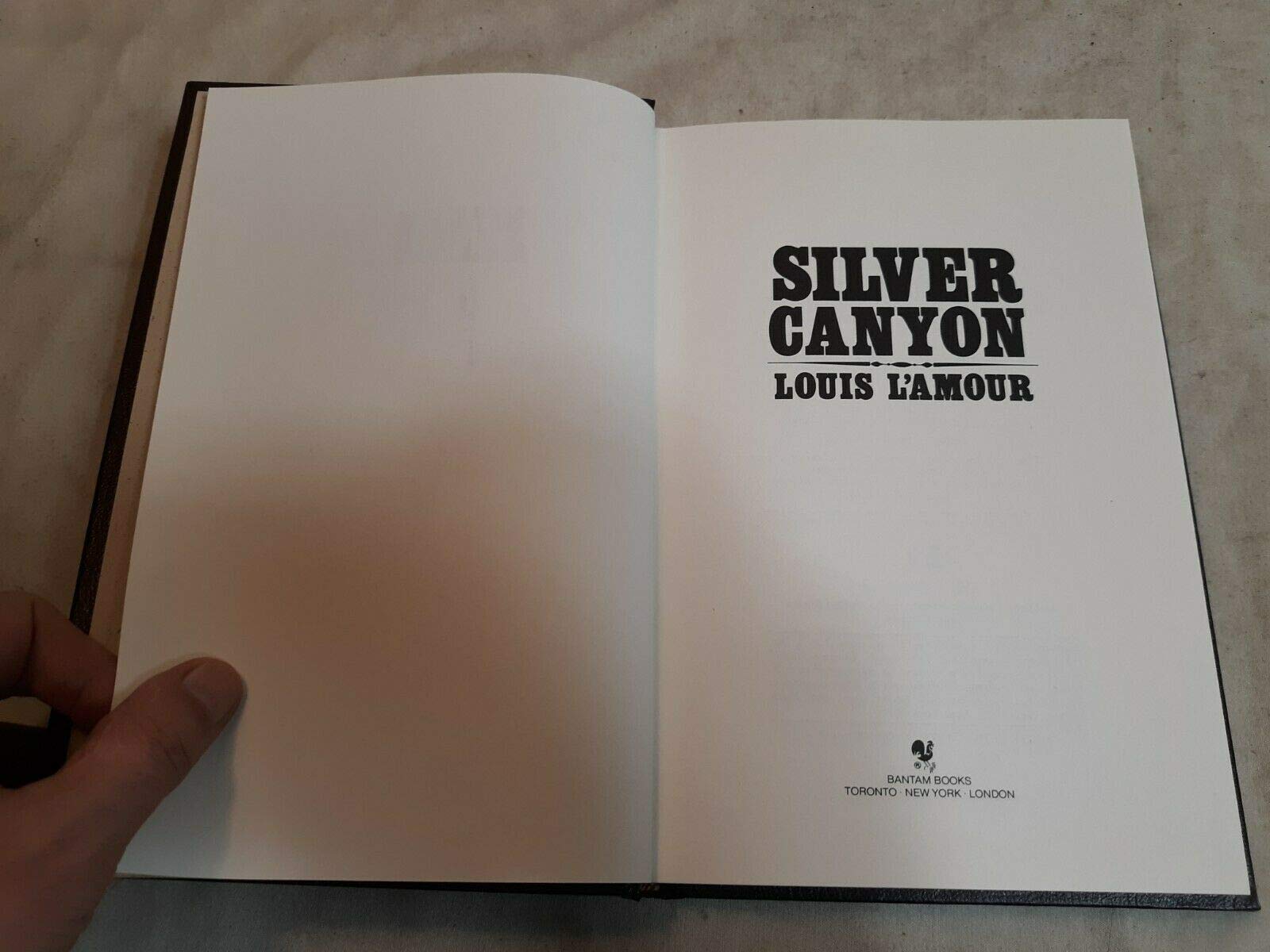 Silver Canyon-The Louis L'Amour Collection used book depot
